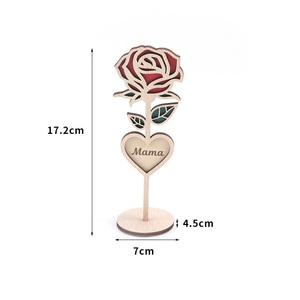 <span class=keywords><strong>Tavolo</strong></span> <span class=keywords><strong>in</strong></span> <span class=keywords><strong>Legno</strong></span> Autoportante con Fiori e Nome Intagliati al Laser per Decorazioni <span class=keywords><strong>da</strong></span> Parete e Artigianato <span class=keywords><strong>in</strong></span> <span class=keywords><strong>Legno</strong></span> - Product Image 5