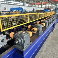 Máquina de Conformado en Frío de Bandejas para Cables de Acero de Alta Velocidad, Totalmente Automática, Eléctrica, Industrial, con PLC y Cizallamiento en Vuelo