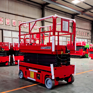 แพลตฟอร์มไฟฟ้าขับเคลื่อนด้วยตัวเองสำหรับงานที่สูง, แพลตฟอร์มงานบน<span class=keywords><strong>ที่</strong></span>สูง, แพลตฟอร์มยกแบบมีคนควบคุม, ลิฟท์กรรไกรไฮดรอลิก - Product Image 4