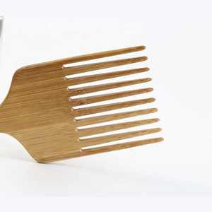 Peigne à cheveux en bambou naturel, peigne antistatique, peigne à dents larges, peigne pour le soin de la <span class=keywords><strong>barbe</strong></span>, <span class=keywords><strong>brosse</strong></span> à cheveux - Product Image 6