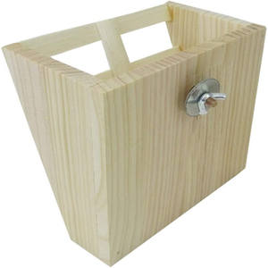 Conejo de heno de Rack de madera <span class=keywords><strong>en</strong></span> pared Hay pesebre para mascotas pequeñas conejo <span class=keywords><strong>Chinchilla</strong></span> cerdos de Guinea - Product Image 1