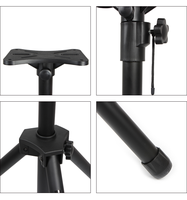 Support de scène triangulaire personnalisable et durable pour haut-parleur audio, trépied en plastique, support de suspension
