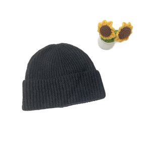 Gorro de punto de mezcla de lana, cálido, resistente al viento, plegable, informal, para hombre, otoño e invierno, aislamiento térmico, estilo adulto - Product Image 5