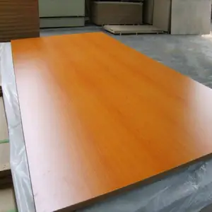 중국 MDF 공장 18mm 흰색 회색 MDF 멜라민 보드