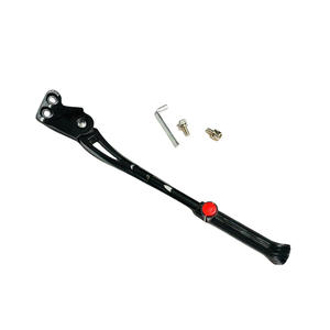 Béquille de vélo géante en alliage d'aluminium noir pour axe arrière, réglable, avec kit de montage - Product Image 1