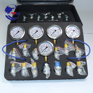 Jauges de haute qualité outil de mesure de pression DMASS ensemble de manomètres hydrauliques à 5 jauges - Product Image 2