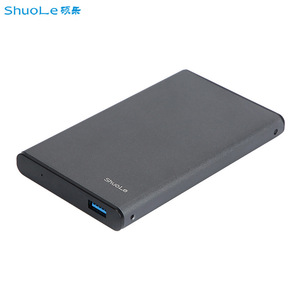 กล่องใส่ฮาร์ดดิสก์ ShuoLe ขนาด 2.5 นิ้ว SATA แบบ USB 3.0  วัสดุอะลูมิเนียม สำหรับ SSD และฮาร์ดไดรฟ์ - Product Image 1