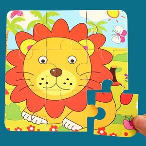 Rompecabezas de Madera de Animales para Niños y Niñas, el Mejor Regalo, 9 Piezas, para Niños Pequeños - Product Image 2