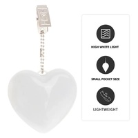 Lampe automatique de sac à main à LED avec motif coeur Veilleuse activée automatiquement pour la décoration intérieure Femme Mère Amis Cadeaux de Thanksgiving
