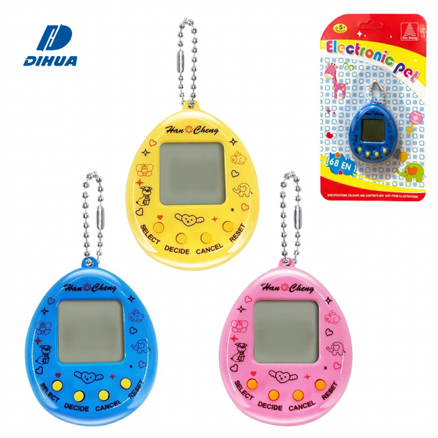 168 in 1 Retro Digital Virtual Pet Handheld Game Console Interactive Electronic Toy for Kids Adults Travel Fun Gift