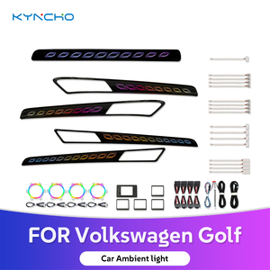 Pour Volkswagen <span class=keywords><strong>Golf</strong></span> 7, éclairage ambiant LED, éclairage intérieur automatique, éclairage ambiant automobile, éclairage ambiant MK7, lampe d'éclairage - Product Image 1