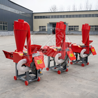 Nouvelle machine agricole multifonctionnelle automatique de découpe et de broyage de fourrage Agricon 4,8 tonnes avec moteur en cuivre pur, convoyeur à chaîne et tamis pour volailles