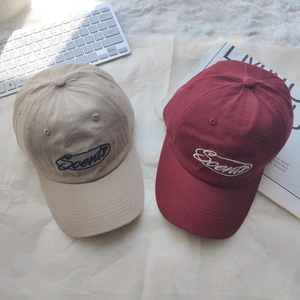 Scents Baseball Cap Cotton Unisex Soft Top Curved Brim Casual <b>Hat</b> Beige Navy Blue Gray Green <b>Khaki</b> Red Black - Product Image 4