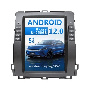 Écran <span class=keywords><strong>Tesla</strong></span> pour Toyota Land Cruiser Prado 120 pour Lexus GX470 02-09 Android voiture lecteur multimédia GPS Radio stéréo unité principale - Product Image 1
