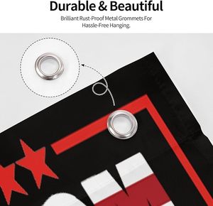 3x5ft דו צדדי מותאם אישית דגל ספרד להפוך עיצובים/לוגו/תמונות בחוץ אירועים פעילויות אחרות. - Product Image 3