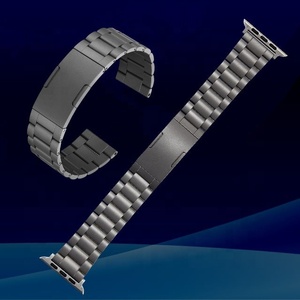 Correa de Reloj de Acero Inoxidable 316L de Liberación Rápida |   Correa de Metal Premium de 20 mm para Hombre |   Accesorios Personalizables para Relojes - Product Image 1