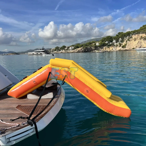 Kích thước nhỏ <span class=keywords><strong>Inflatable</strong></span> du thuyền trượt Hồ bơi bơm hơi trượt cho thuyền du thuyền đồ chơi bãi biển - Product Image 2