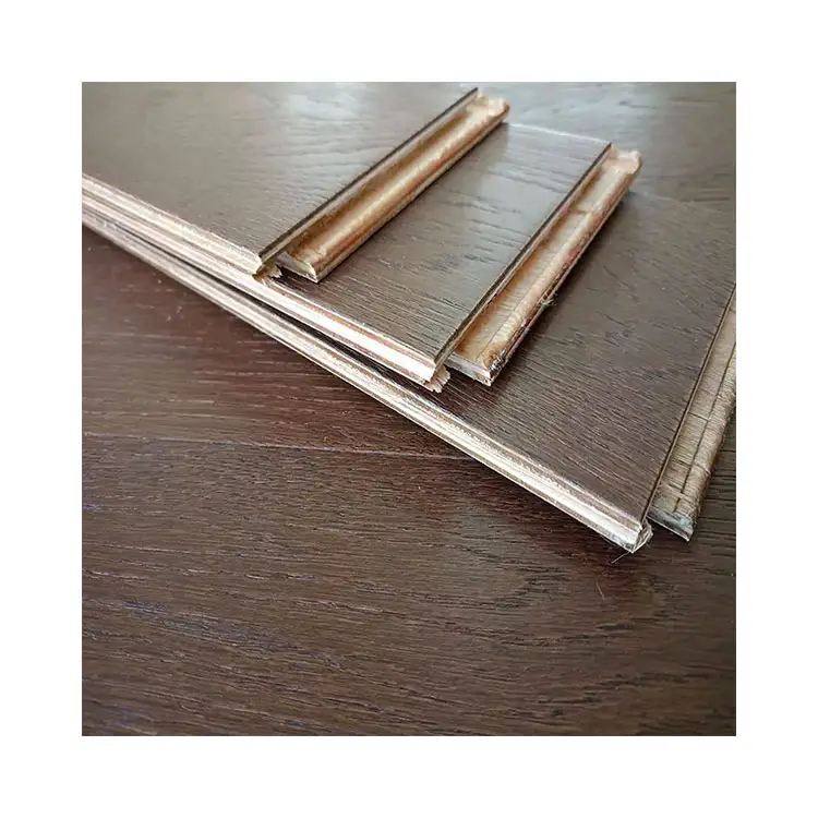 Anti-scratch Water Resistant Wood Flooring Residential Brushed Engineered Wood Flooring PPG Commercial Grade Coating Floors