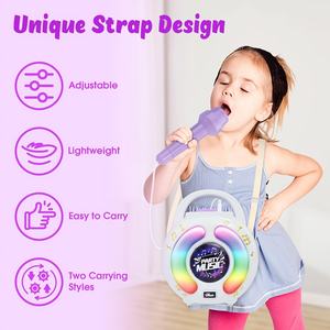 Altavoz Infantil Multifuncional con Micrófono, Luces y Sonidos, Juguete Educativo Portátil de Karaoke - Product Image 4