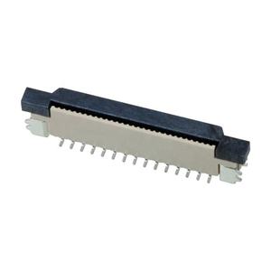 Connecteurs FFC/FPC ZIF de type tiroir, pas de 0,5 mm, 6, 10, 16, 26, 40 broches, contact vertical, H=4,55 mm, plaqué étain, bronze phosphoreux - Product Image 4