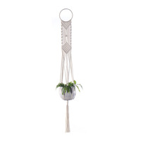 Anneau de dentition en coton naturel pour macramé, Kit de cintre pour plantes, DIY, 50 pièces
