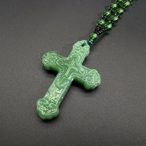 Chaîne de pull en <span class=keywords><strong>jade</strong></span> de Hetian artificiel, pendentif en <span class=keywords><strong>jade</strong></span> blanc, <span class=keywords><strong>collier</strong></span> en aventurine, pendentif en <span class=keywords><strong>jade</strong></span>. - Product Image 3