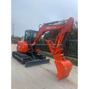 Escavatore Mini Kubota U55 Usato Originale Giapponese al 95% con Pollice Idraulico, Escavatore Compatto Kubota Usato U55 U40 U35 - Product Image 1