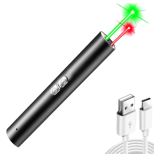 2-in-1 công suất cao màu xanh lá cây và ánh sáng màu đỏ con trỏ <span class=keywords><strong>laser</strong></span> mục đích kép ngoài trời Đi Bộ Đường Dài công cụ cứu hộ và thú vị Pet đồ chơi cho mèo trêu chọc - Product Image 1