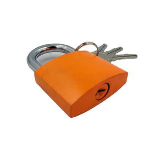 32mm <span class=keywords><strong>China</strong></span> puerta de madera Puerta de Hierro puerta muchos colores del arco iris cerraduras llave normal candado barato - Product Image 4