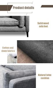 Popular nuevo modelo de moda <span class=keywords><strong>2</strong></span> asientos muebles moderna sala de sofá de tela - Product Image 2