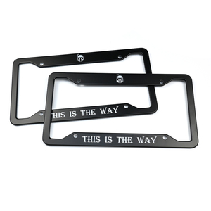 Haute qualité étanche facile à installer Usa cadre de licence de support de <span class=keywords><strong>plaque</strong></span> d'<span class=keywords><strong>immatriculation</strong></span> de voiture <span class=keywords><strong>avec</strong></span> <span class=keywords><strong>logo</strong></span> imprimé - Product Image 4