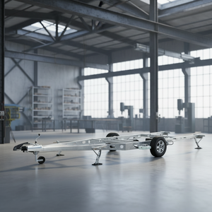 <span class=keywords><strong>Attelage</strong></span> de remorque avec frein de surcharge 2700 kg, boule de 50 mm |   Système de freinage à inertie |   Attache de remorque robuste pour remorque lourde - Product Image 3