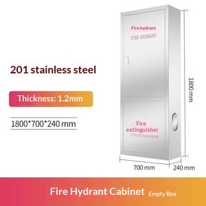 Empty Box 1600*700*240mm Wall Mounted Indoor Outdoor Firefighting Equipment Storage Enclosure Empty box - Product Image 3