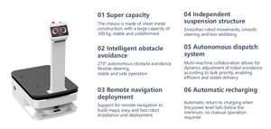 Agv Robot <span class=keywords><strong>Amr</strong></span> Tự Động Robot Di Động Cho Kho Hậu Cần Điều Kiện Mới Tự Động Tự Sạc Cho Nhà Hàng Các Ngành Công Nghiệp - Product Image 6