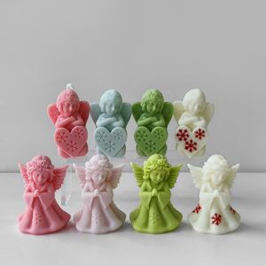 Nouvelles Idées DIY Petit Ange <span class=keywords><strong>Moule</strong></span> En Silicone Ornement De Noël <span class=keywords><strong>Moule</strong></span> En Silicone Bougie Parfumée <span class=keywords><strong>Moule</strong></span> En Plâtre Moules En Résine - Product Image 2