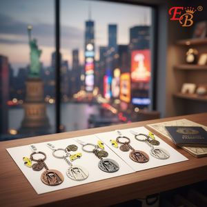 New York Letter 'O' Keychain 300PCS 25DZ/CS Cultural and Tourism <b>Gift</b> <b>Sets</b> - Product Image 3