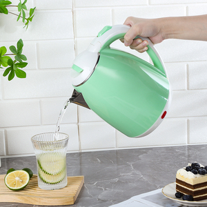 Bouilloire électrique en acier inoxydable vert 2L, nouvelle et tendance, avec protection contre la cuisson à sec, arrêt automatique et isolation, <span class=keywords><strong>appareil</strong></span> de cuisine - Product Image 3