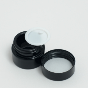 Cannacoast Cncentrate tornillo negro Tapa de plástico resistente a los niños flor hierba aceite tarro de vidrio crema facial para cosméticos - Product Image 5