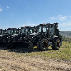 TW388H Siap Kirim ke Seluruh Dunia, Backhoe <span class=keywords><strong>Loader</strong></span> 4x4 Diesel, Backhoe yang Dapat Ditarik, Mini Traktor untuk Pertanian - Product Image 1