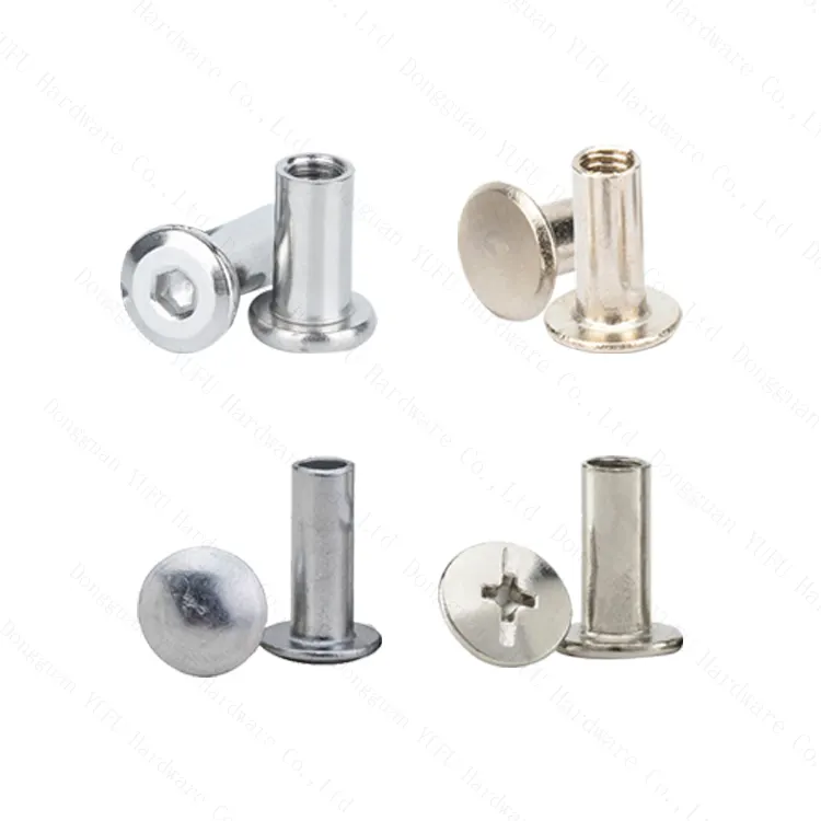 Rivets for Folding Chairs Solid Rivet Remaches Round Head Semi Tubular Rivets for Leather