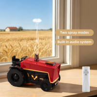 Nouveau produit en promotion : Diffuseur de brume créatif en forme de tracteur avec humidificateur d'air de bureau, haut-parleur Bluetooth et bruit blanc, effet méduse