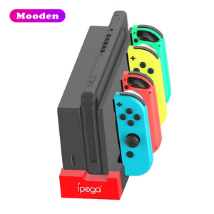 Base de carga para controlador, <span class=keywords><strong>compatible</strong></span> <span class=keywords><strong>con</strong></span> <span class=keywords><strong>Switch</strong></span> OLED Joy cons, estación de soporte de carga para accesorios de juego NS, para mando a distancia - Product Image 2