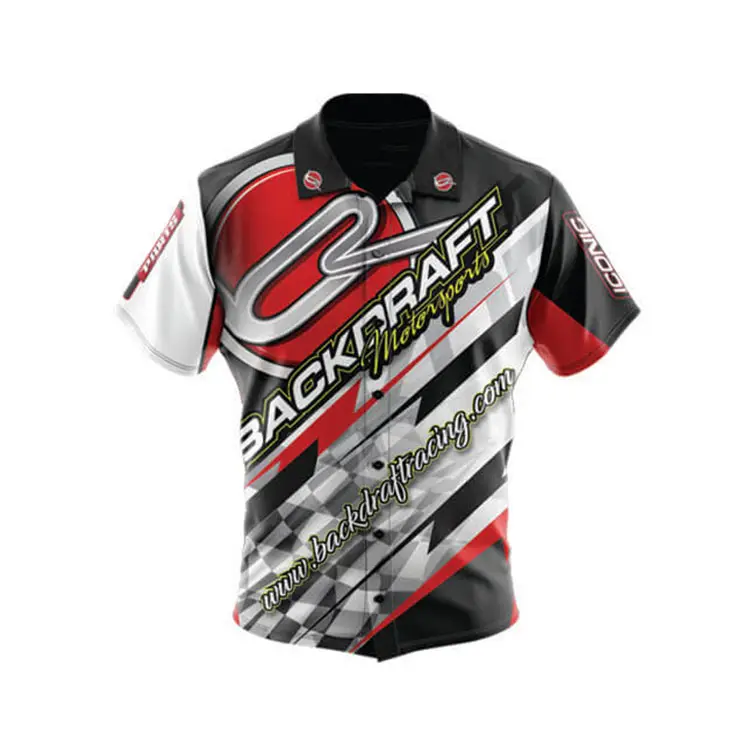 Camicia sportiva da corsa traspirante personalizzata camicie da Motocross abbigliamento Pro maglietta da Motocross maglietta da corsa a sublimazione