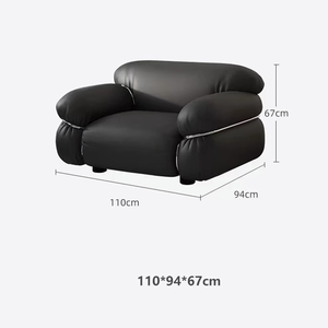 Chaise de canapé simple <span class=keywords><strong>vintage</strong></span> scandinave fauteuil de loisirs moderne du milieu du siècle pour la maison salon mobilier de bureau pour hôtels - Product Image 6