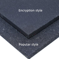 Tapis de sol en caoutchouc, équipement de gymnastique, coussin d'isolation phonique, tapis d'absorption des chocs, haltères, sol antichocs, commercial, non