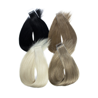 Usine de cheveux naturels de Qingdao, vente en gros de bandes adhésives pour extensions de cheveux, extensions de cheveux naturels, 100% cheveux humains