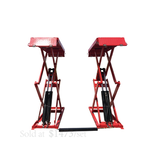 Gunting angkat mobil pengangkat dudukan permukaan, Ultra tipis 3500KG - Product Image 1