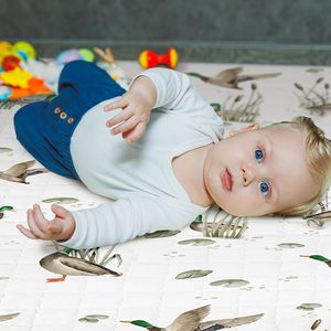 <span class=keywords><strong>Tapis</strong></span> de jeu pour bébé inodore et antidérapant, pliable et lavable, en mousse, pour nourrissons et tout-petits, espace de jeu rembourré - Product Image 4