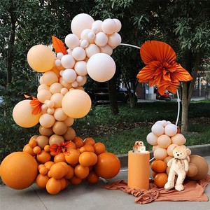 Thanksgiving <strong>Balloon</strong> Garland Kit With Orange <strong>Brown</strong> Burgundy <strong>Balloons</strong> for Autumn Baby Shower Pumpkin Party Arch Decorations - Product Image 2