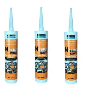 Low Temperature 704 Rubber Glue 1200 White Construction Plastic Metal Silicone Sealant